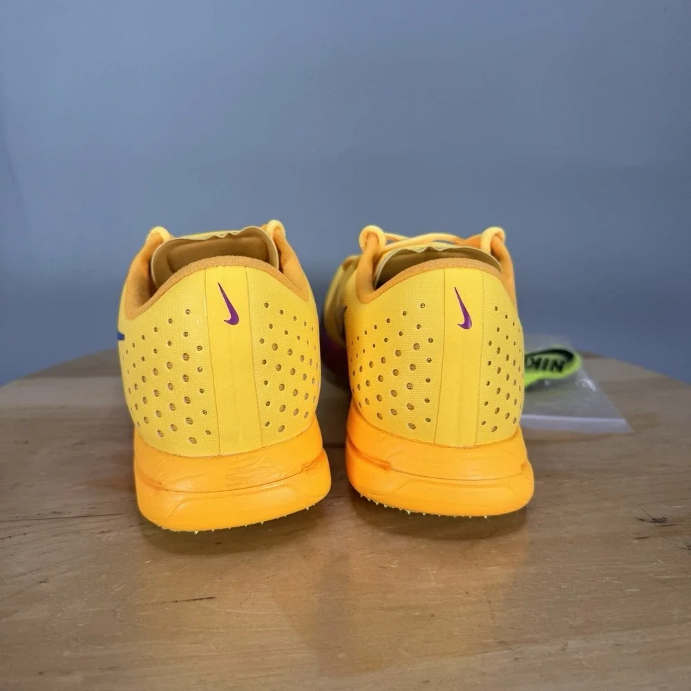 Nike Triple Jump Elite 2 Mens Size 9.5 Citron Yellow Track & Field Spikes NEW